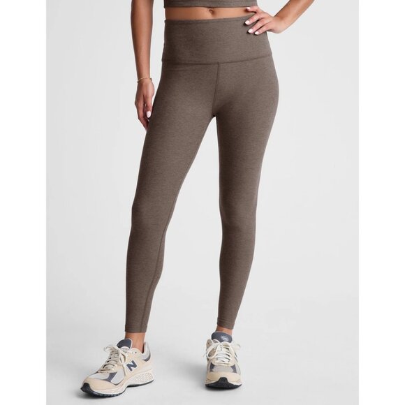 BEYOND YOGA Caught in the Midi High Waist Leggings in Soft Umber Size X-Small - Picture 1 of 10